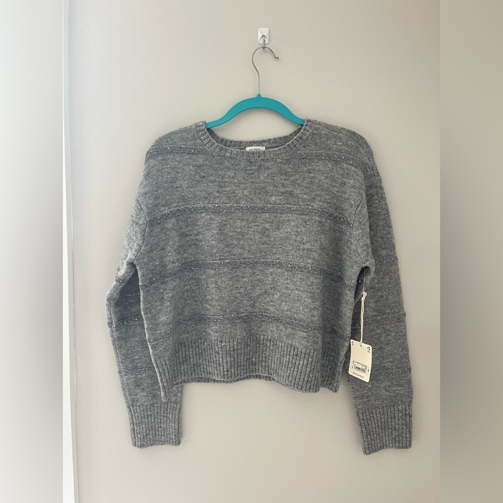 a.n.a Charcoal Gray Women's Crew Neck Sweater